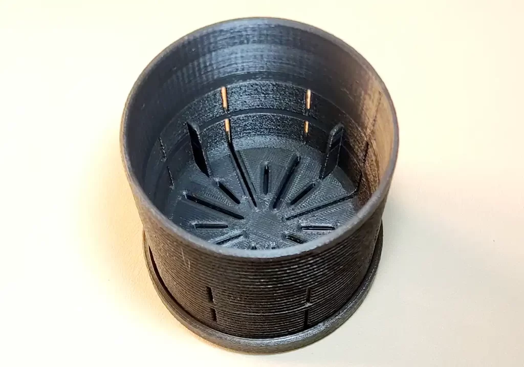 3Dプリンターで作成した自作スリット鉢